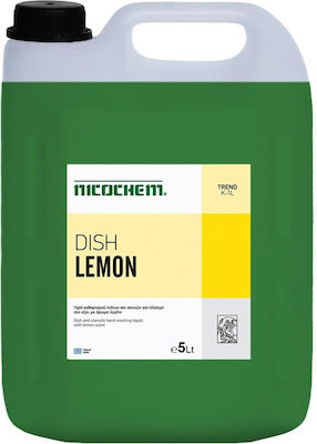 Nicochem Professional Washing-Up Liquid with Fragrance Λεμόνι 1x5lt