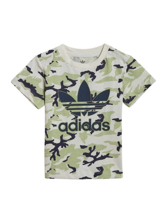 adidas Παιδικό T-shirt Χακί Camo Tee