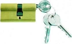 Cisa Lock Cylinder Security 70mm (30-40) with 3 Keys Gold