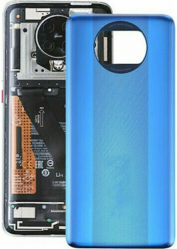 Batterieabdeckung Blau für Poco X3 Pro