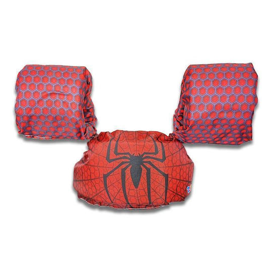 Toto TO-01 Schwimmflügel 2 bis 6 Jahre mit Brustverstärkung Spiderman Rot