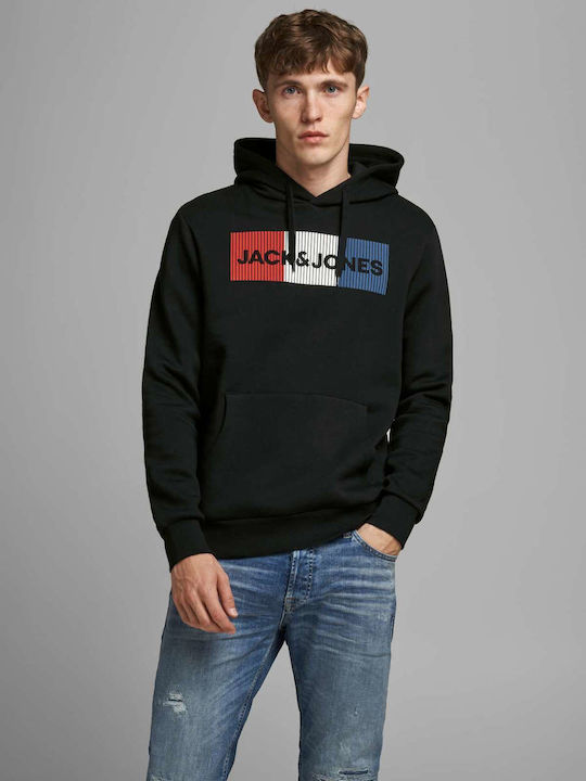 Sweatshirt with Hood Black/PLAY