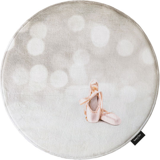 Saint Clair Kids Synthetic Rug Ballet Round 100cm