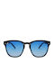 OJO Sunglasses Wayfarers Iso Sunglasses with Blue Acetate Frame 44OEV73050
