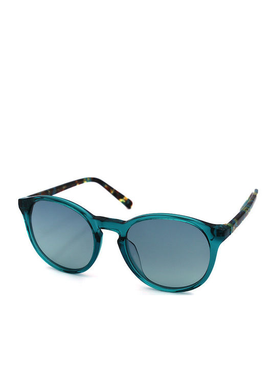 Missoni Unisex Sonnenbrille mit Türkis Kunststoff Gestell und Grün Linse MM666S 02