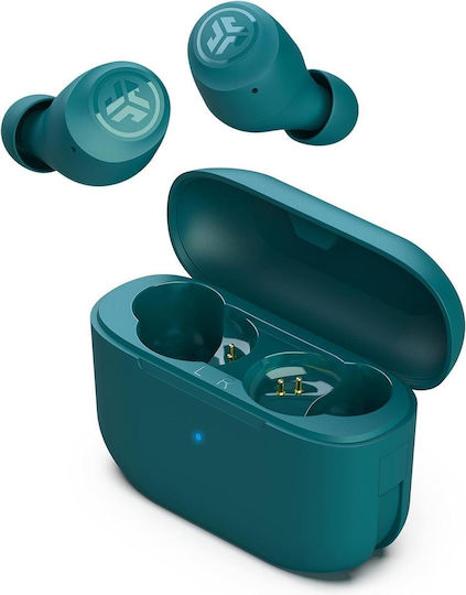 Jlab GO Air Pop In ear Bluetooth хендсфри Слушалки с Устойчивост на Пот и Кутийка за Зареждане Teal