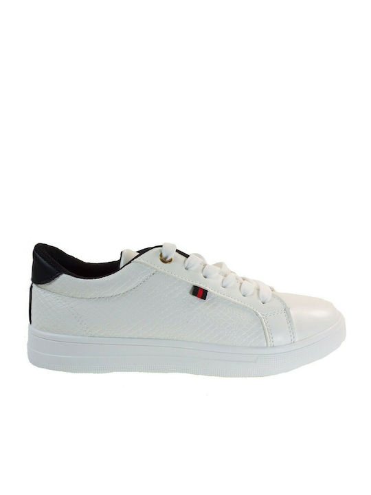 Bagiota Shoes BY-0352 Damen Sneakers Weiß