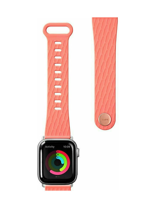 Laut Active 2 Armband Silikon mit Pin Koralle (Apple Watch 44/45/46mm/Ultra 49mm) L_AWS_A2_P