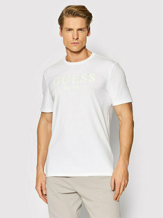 Guess Gammy Men's Short Sleeve T-shirt White