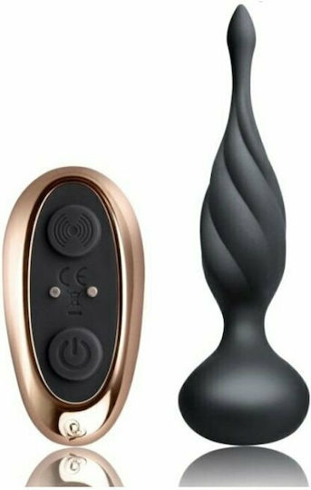 Rocks Off Discover Anal Plug mit kabelloser Funktion und Vibration Schwarz 13.2cm