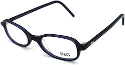 Dolce & Gabbana Plastic Eyeglass Frame Navy Blue DG4033 487