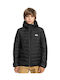 Quiksilver Kids Quilted Jacket short Hooded Black