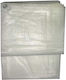 Bradas Waterproof Tarpaulin 100gr/m² 1.5x2m. Light Type Transparent