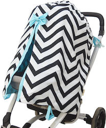 Queen Mother Stroller Sunshade Light Blue All S...