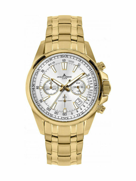Jacques Lemans Liverpool Uhr Batterie mit Metallarmband