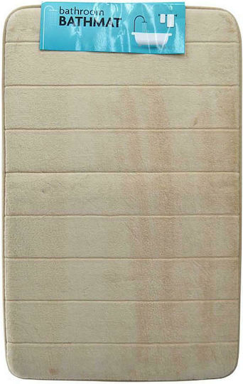 Ankor Αντιολισθητικό Πατάκι Μπάνιου Memory Foam 812523 Μπεζ 50x80εκ.