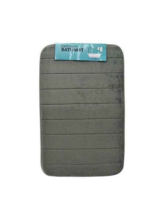 Ankor Rutschfest Badematte Memory-Schaum Rechteckig 812530 Grey 50x80cm