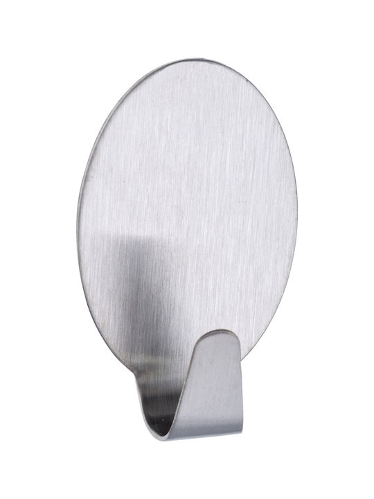 Wenko Single Wall-Mounted Bathroom Hook ​1.5x2.6cm Inox Silver