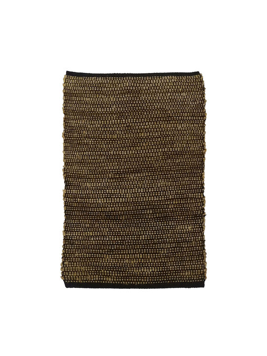 InTheBox Earth Rug Rectangular Summer from Jute Beige / Black