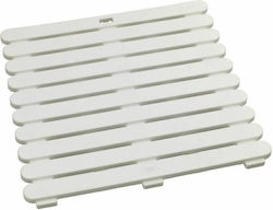 Wenko Duckboard Shower Mat White 55x55cm