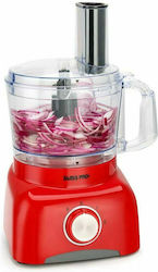 Swiss Pro+ SP-FOOD600.8R Multifunctional Food Processor 800W with Pot 1.2lt Red