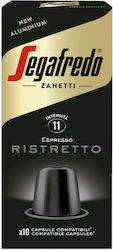 Segafredo Κάψουλες Espresso Ristretto Συμβατές με Μηχανή Nespresso 10caps