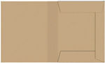 Folder Double leaflet With 3 flaps 26,5x35cm Manila - Beige