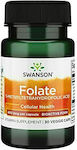 Swanson Folate 5-Methyltetrahydrofolic Acid 400mcg 30 φυτικές κάψουλες