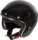 Garibaldi G02X Glossy Black Κράνος Μηχανής Jet ECE 22.05