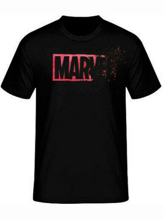 Marvel Distressed T-shirt σε Μαύρο χρώμα