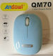 Andowl QM70 Wireless Mouse Blue