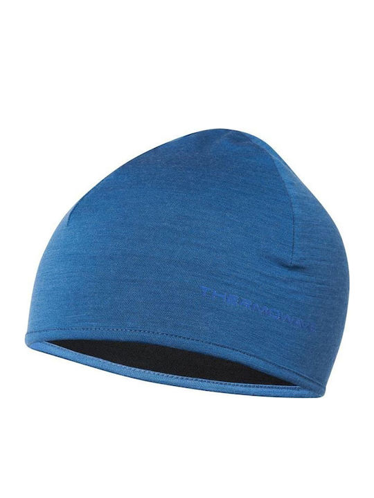 Beanie Unisex Reversible Beanie Knitted in Blue color