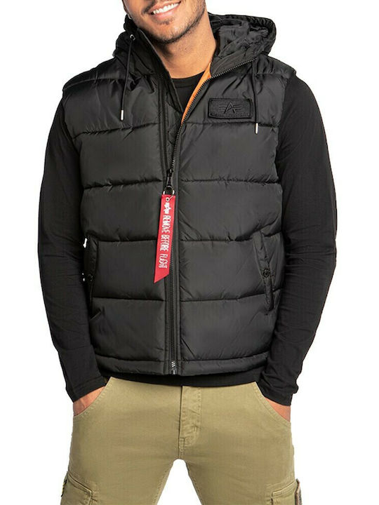 Sleeveless Jacket Puffer Black