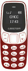 L8STAR BM10 Mini Telefon Dual SIM cu Butoane Culoare Bordeaux