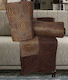 Linea Home Lune Σετ Ριχτάρια 3τμχ Chenille Καφέ LH2021258