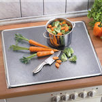 Wenko Rectangular Glass Chopping Board Gray 56x50cm