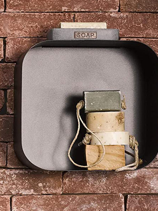 Sealskin Brix An der Wand montiert Badezimmerregal Metallisch 24x12x24cm Schwarz