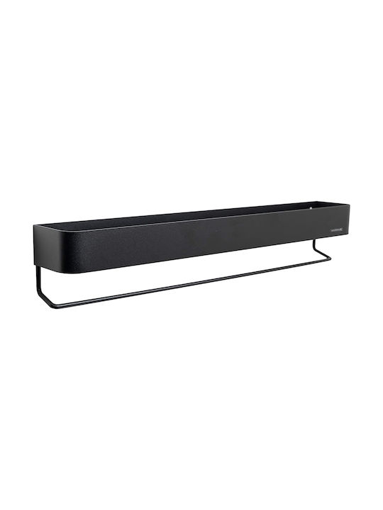 Sealskin Brix Wall Mounted Bathroom Shelf Metallic with 2 Shelves 50x8x10cm