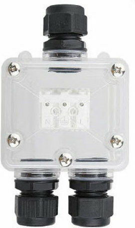 Optonica Elektrisches Gehäuse für Außenmontage Verzweigung Wasserdicht IP68 Transparent