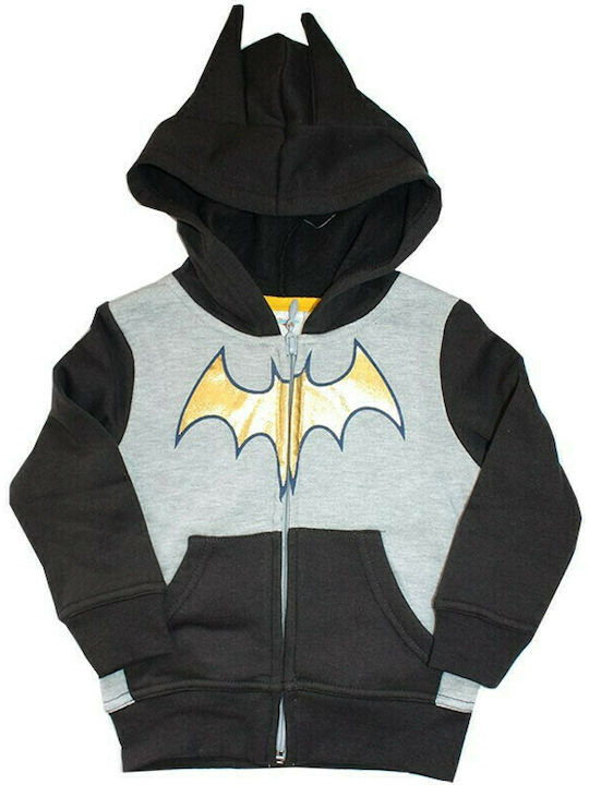 DC Kinder-Sweatjacke mit Kapuze Schwarz Super Hero Batgirl RH1396A