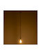 GloboStar Pendant Light Red with Socket E27
