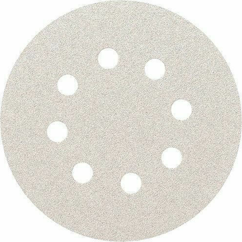Smirdex 510 White Line Orbital Sander Sanding Sheet K400 with 8 Holes 125x125mm