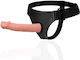 Harness Attraction Harness Attraction Melvin Harness με Dildo 19cm και Δόνηση στο χρώμα του δέρματος