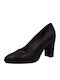 Leder Pumps Schwarz