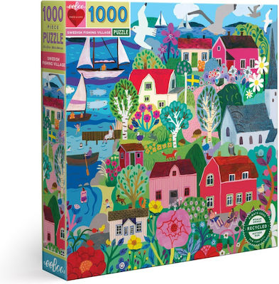 Puzzle Swedish Fishing Village 2D 1000 Κομμάτια