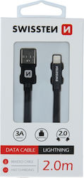Swissten Geflochten USB-A zu Lightning Kabel Sc...