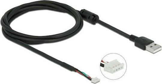 DeLock Καλώδιο USB-A male 1.5m 96001 1τμχ