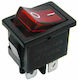 On-Off switch Rocker with Lighting Red 1pcs