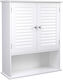 Vasagle Cabinet de baie Mobilier pentru baie L60xA20xÎ70cm Alb