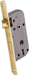 Conset C5040-90 Recessed Lock Mesoportas Gold C5040-90S02S02